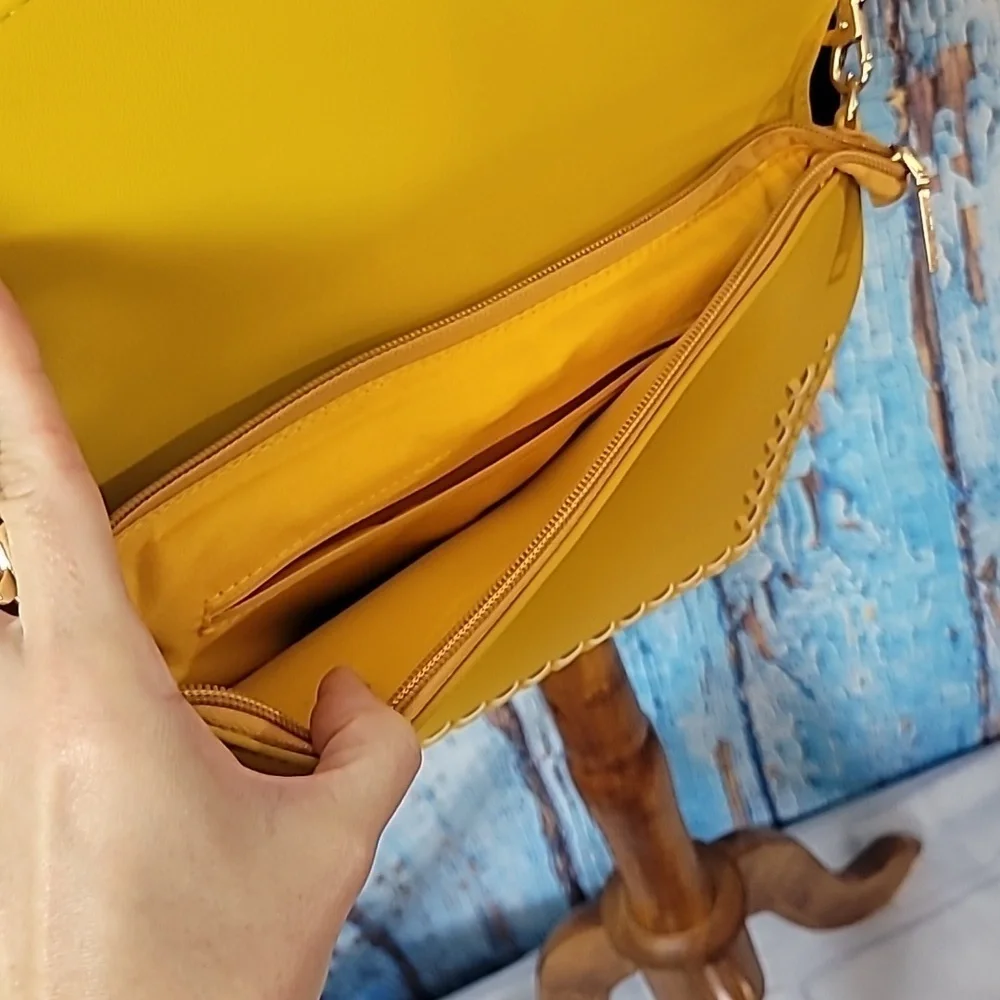 Boho Yellow Crossbody Purse - Picture 11 of 14